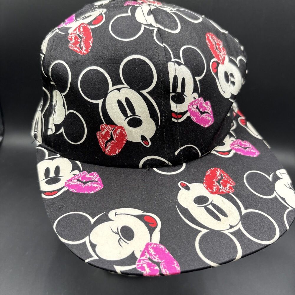Vintage 100% Silk Mickey Mouse Baseball Cap/Hat